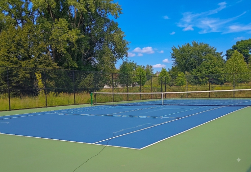 Pickle ball and Tennis court