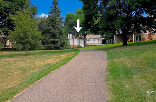 Walkway back to 3388 Juliet Drive from park