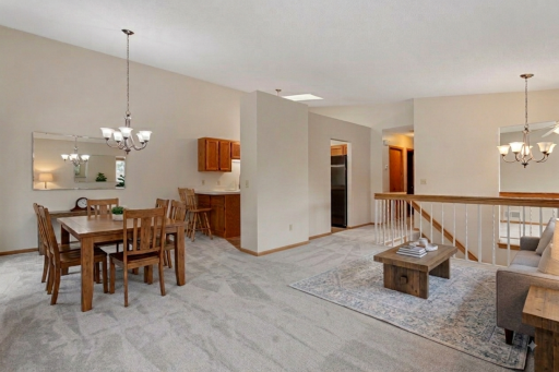 Living Dining virtually staged