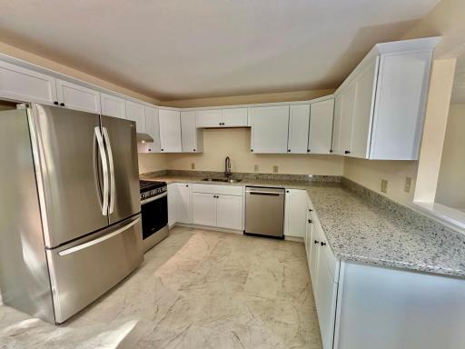 brand new stainless steel appliances