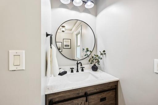 Updated main level full bath