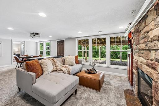 Lower level family room