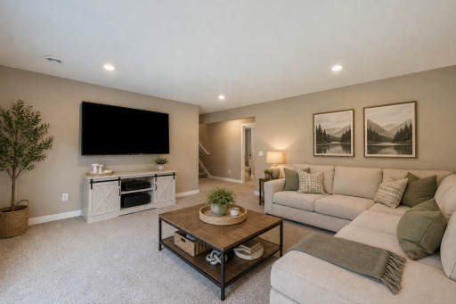 Lower level family room