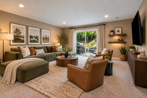 Lower level family with walkout to your backyard patio and fenced yard.