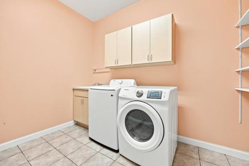 main level laundry w/sink!