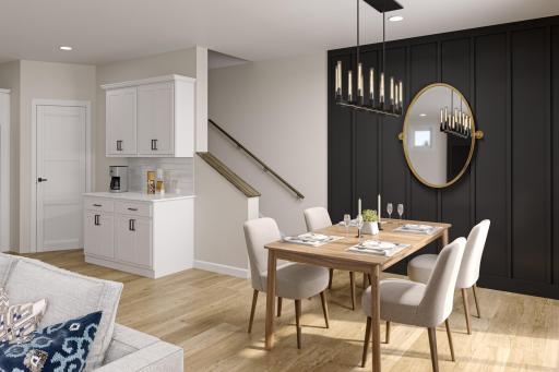 Dining - photo is of model home with the same floorplan