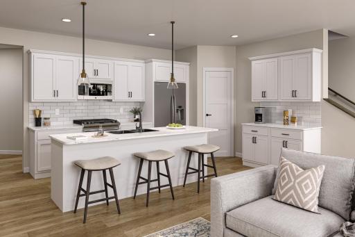 Kitchen - photo is of model home with the same floorplan