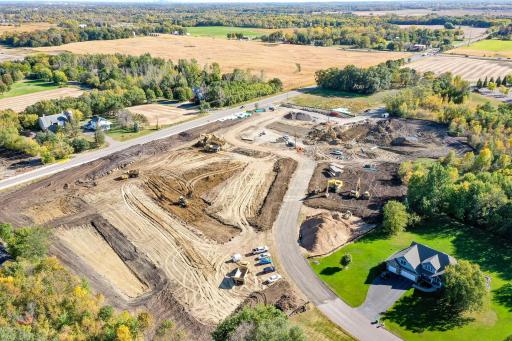 Aerial prior to the start of construction
