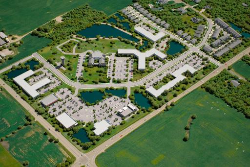 Future community development plans - rendering for illustrative purposes only