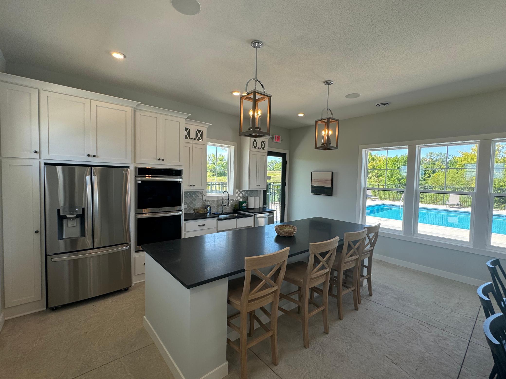 Community Clubhouse, heated pool, and community fire pit area!