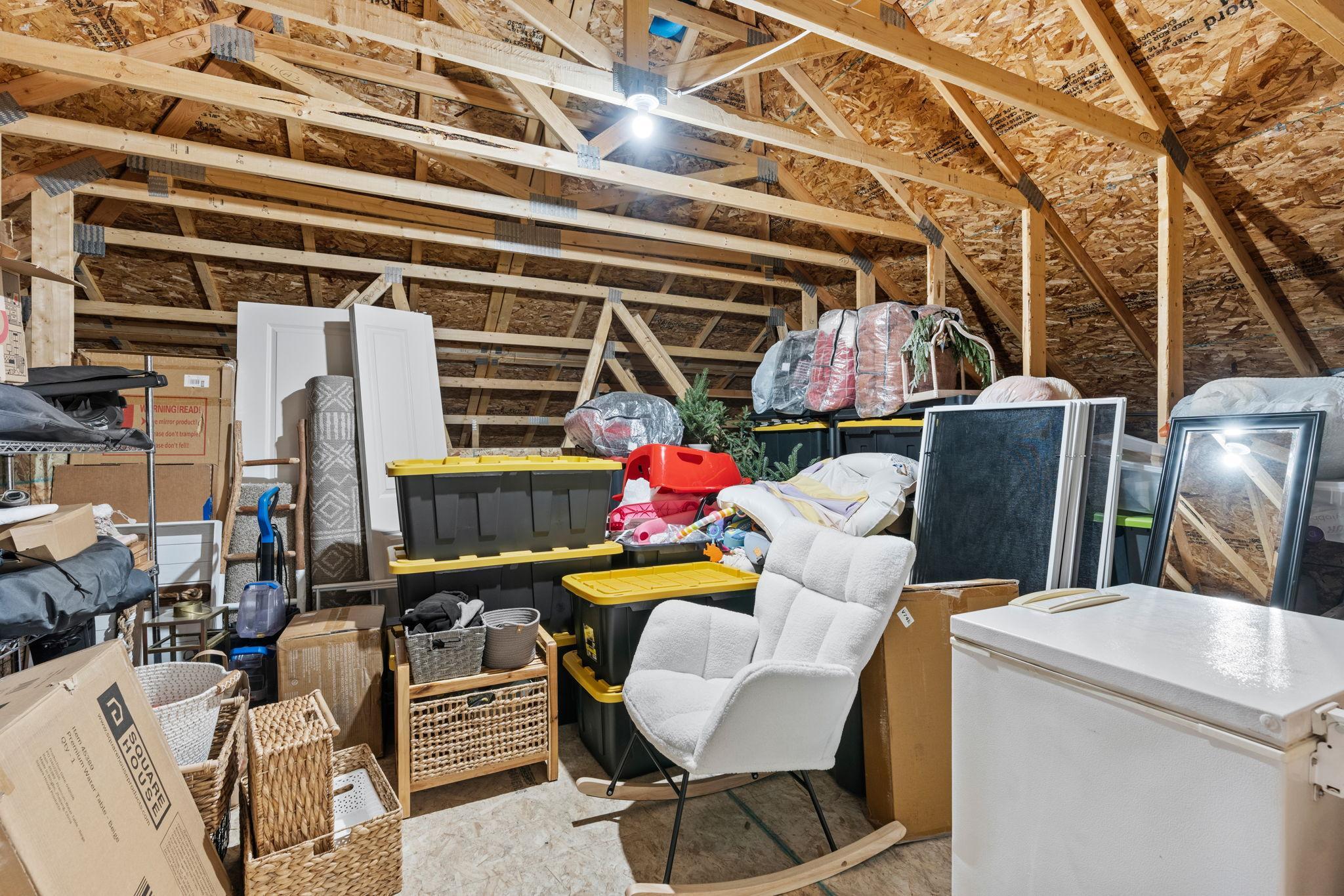 Large storage room upstairs