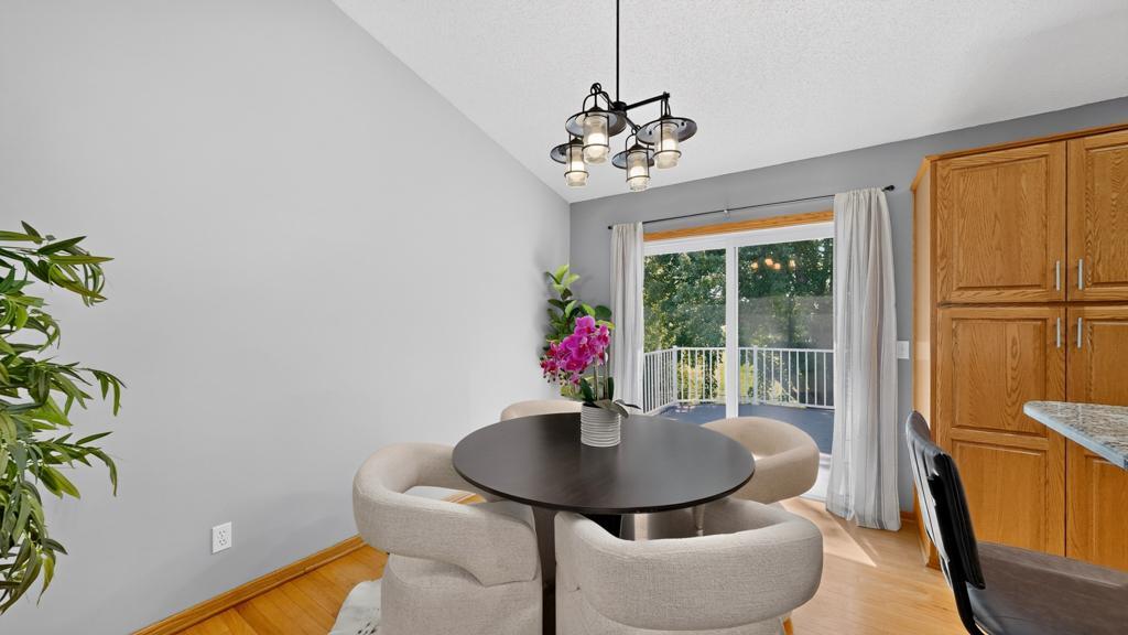 14 Dining Room with walkout to deck