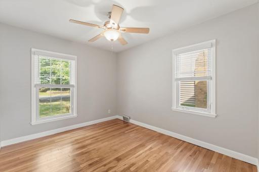 Third Bedroom on Main Level that is large enough to be the Primary or Guest Bedroom.