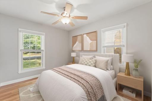 Third Bedroom on Main Level that is large enough to be the Primary or Guest Bedroom.