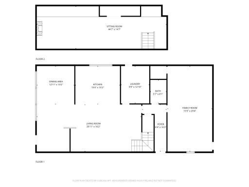 Studio + Bonus Area Upstairs