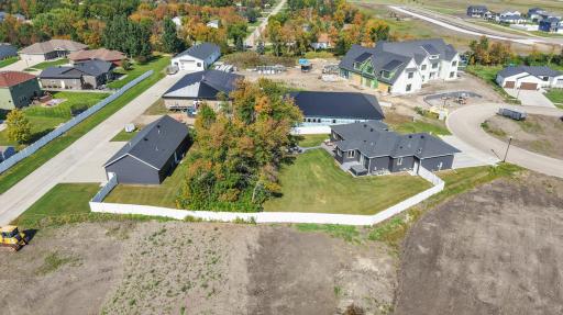 Side Yard of Studio and Home -- .75 acre lot