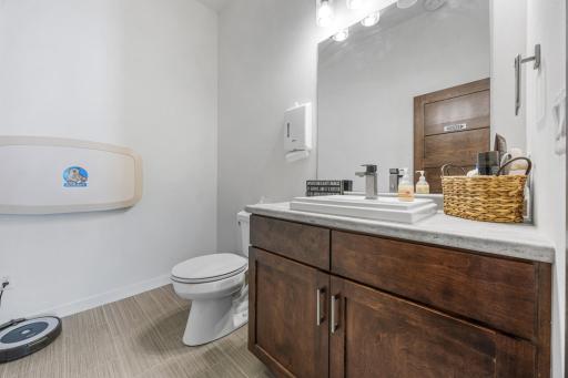 Private Bathroom in Studio/Gaming Space