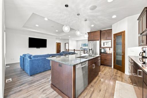 Kitchen + Living Room
