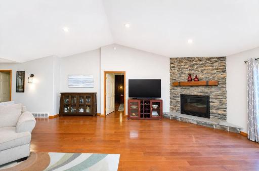 Living Room Looking at Primary Suite
