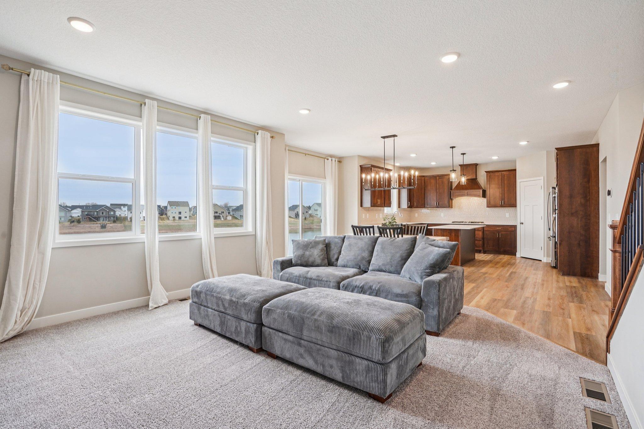 Stunning natural light and open floor plan.
