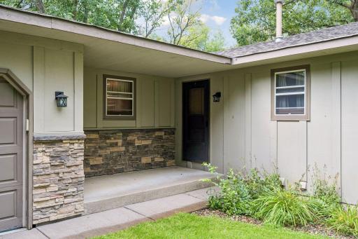 Cedar Siding with Stone Accents!