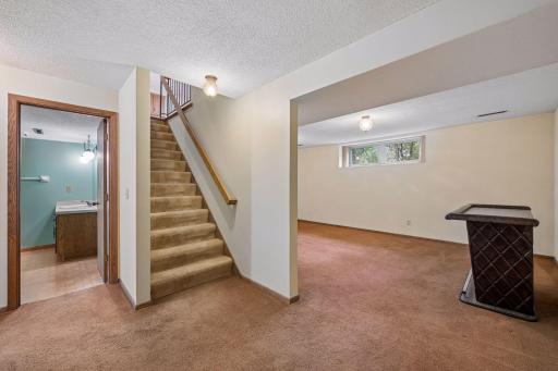 Open Area at the Lower Level Stairway