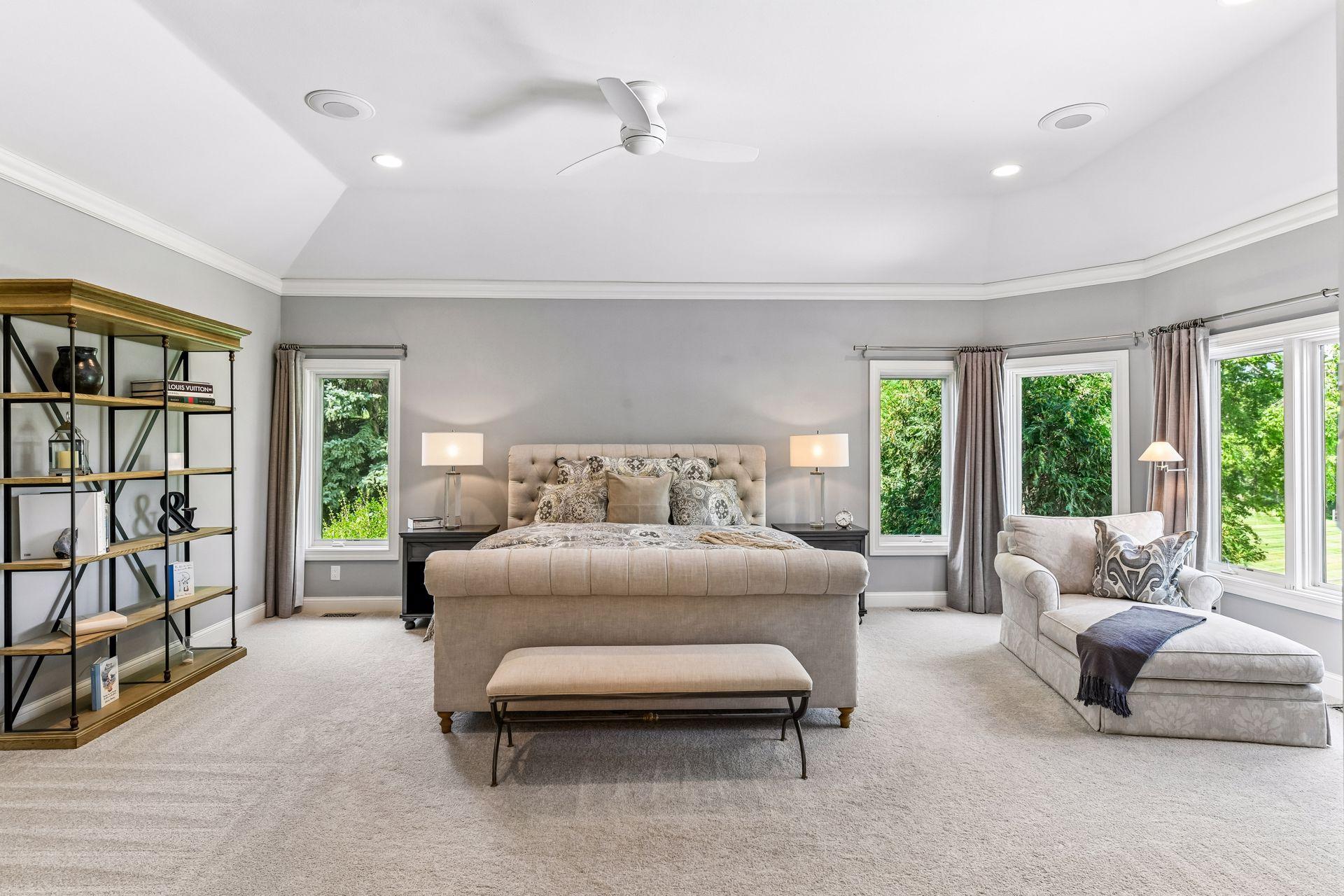 The massive primary suite.