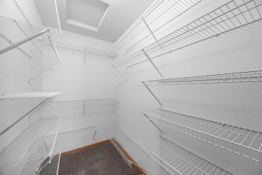 Owners suite walk in closet