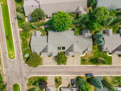 View of the home from above