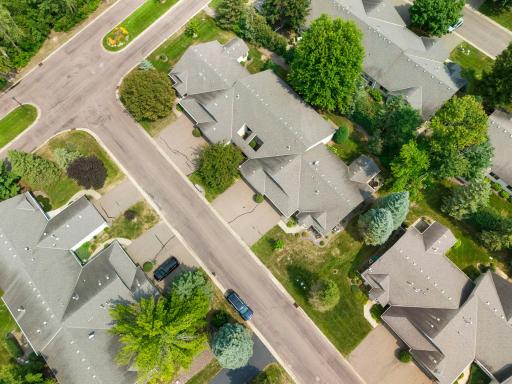 View of the home from above