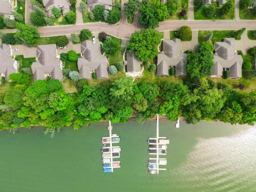 Dock access available to residence of the HOA