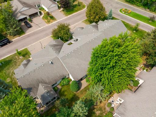 View of back of the home