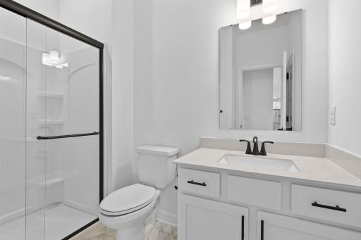 This bathroom is located on the the main floor, making it more convenient to accommodate guests and family members.