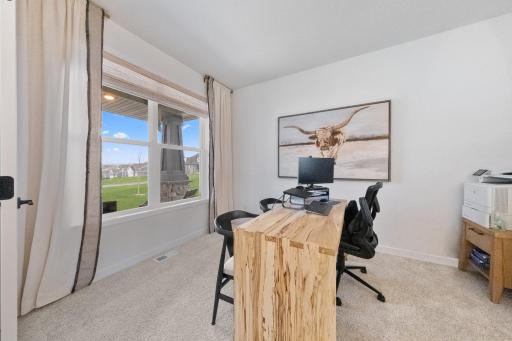 (Photo of a decorated model, actual homes finishes will vary)