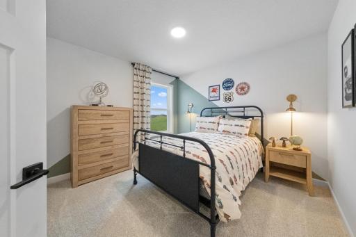 (Photo of a decorated model, actual homes finishes will vary)