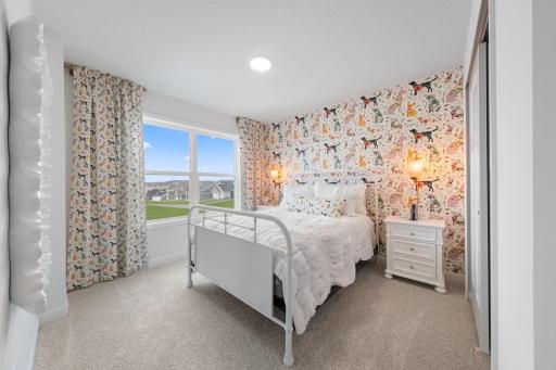 (Photo of a decorated model, actual homes finishes will vary)