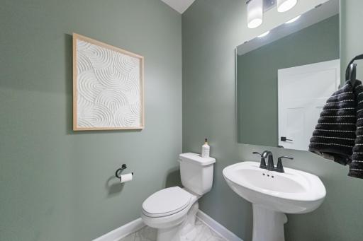 (Photo of a decorated model, actual homes finishes will vary)