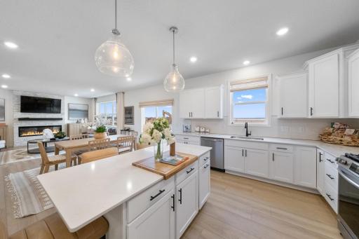 (Photo of a decorated model, actual homes finishes will vary)