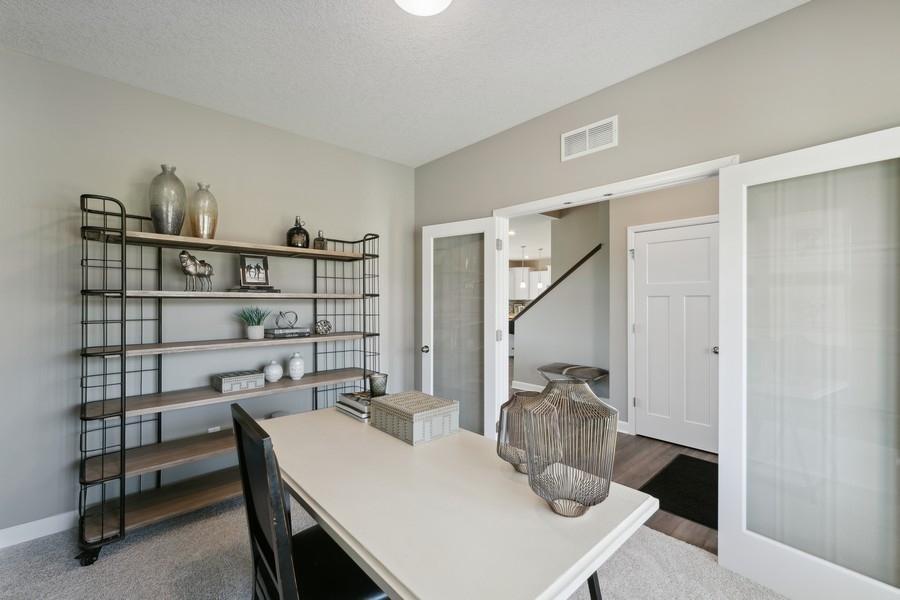 (Photo of decorated model, colors and features will vary) Another view of the study.