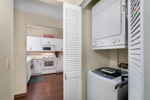 Enjoy the convenience of in-unit laundry!