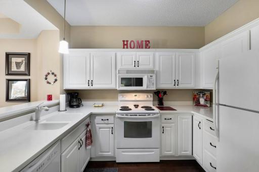 Great space to the kitchen with views through to the dining and living room.