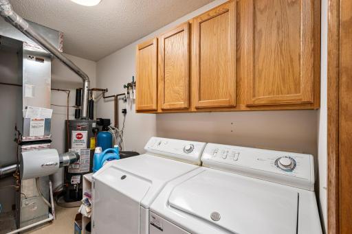 The laundry room is conveniently located on the bedroom level!