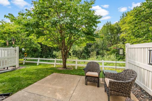 There is lots of privacy on your rear patio! It is one of the best locations in the entire neighborhood!