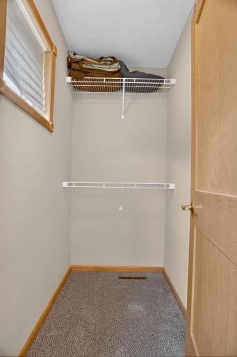 One of two Closets in Primary Bedroom