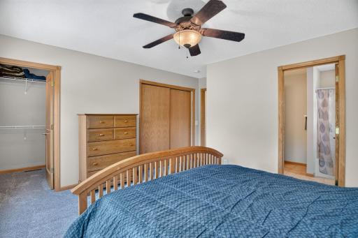 Primary Bedroom & One of the Two Closets