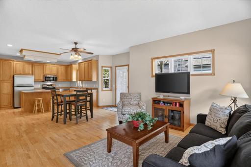 Living Room to Dining & Kitchen