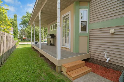 Side Entrance & New Steps