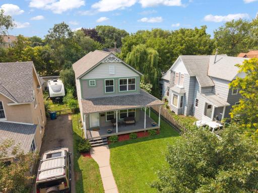 Ariel View of Front of Home