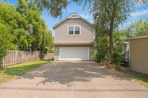 Back of Home, Driveway, & Two Car Garage