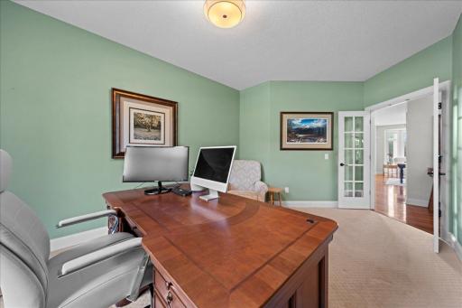 LARGE MAIN FLOOR OFFICE WITH FRENCH DOORS !